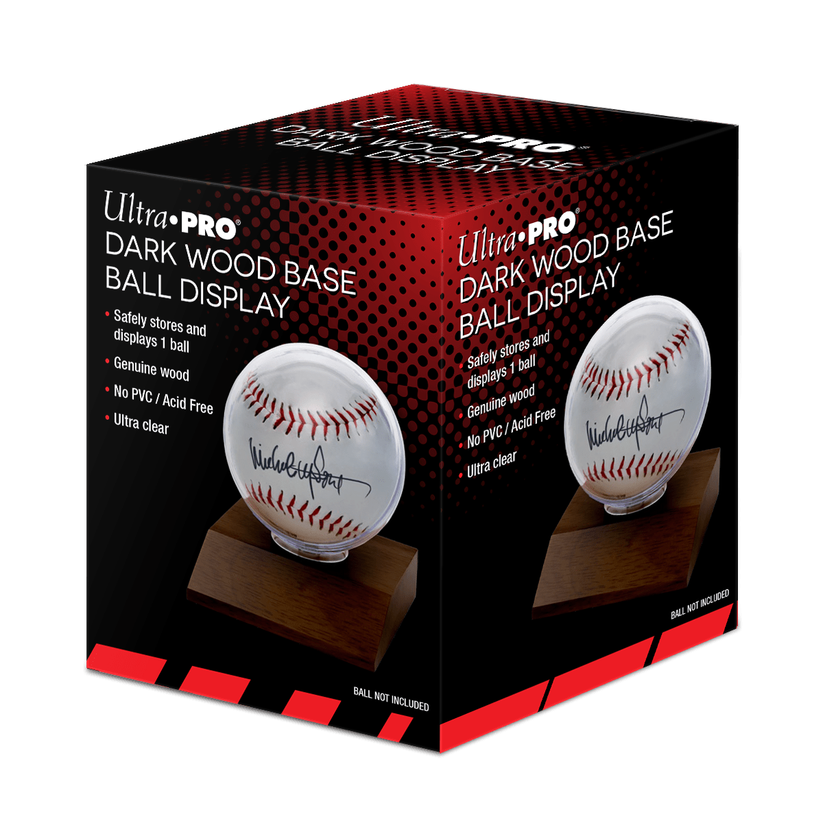 Ultra Pro Supporto Quadrato Trasparente Per Baseball – Custodia Da Collezione Impilabile Con Base Integrata, Protezione E Esposizione