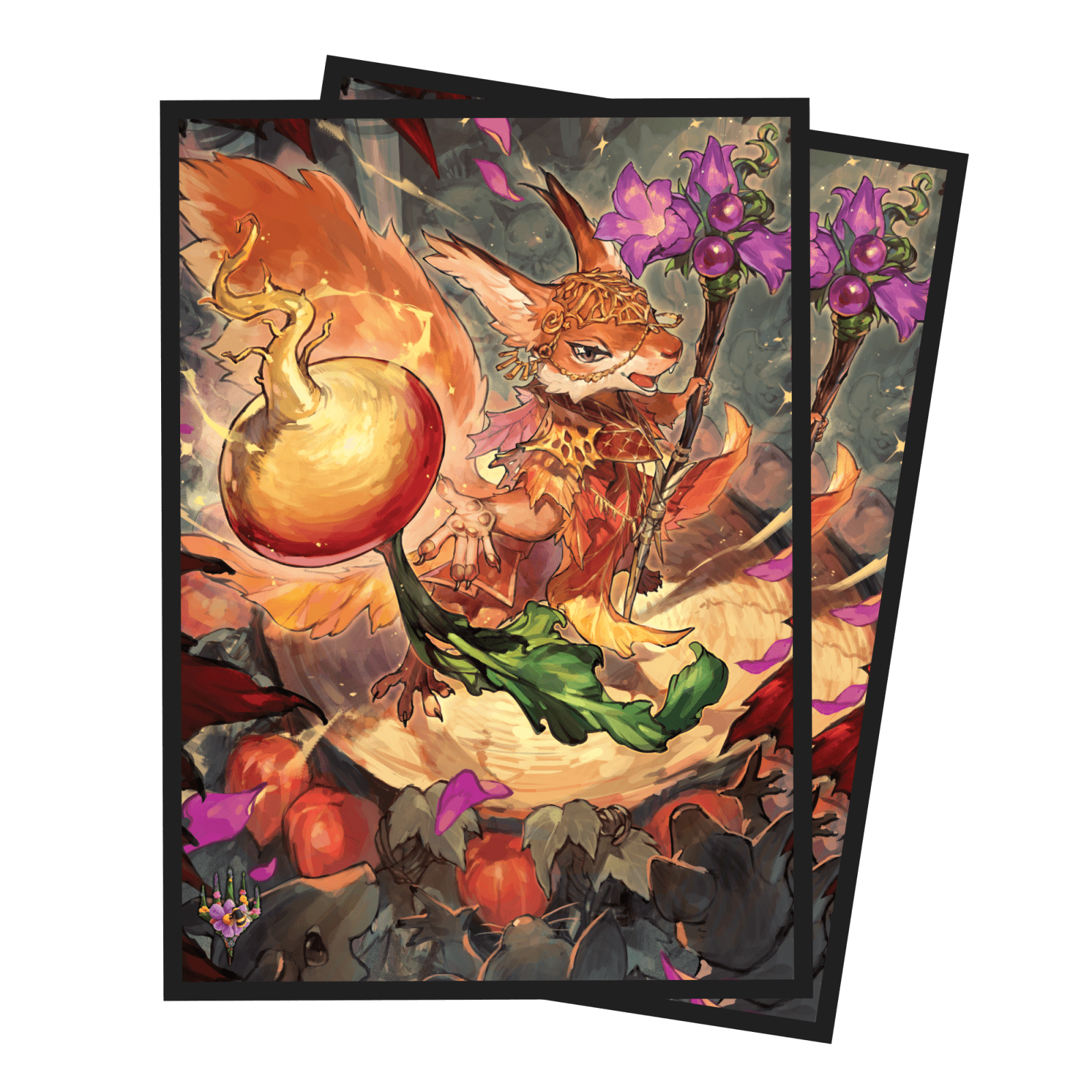 mtg card sleeves bloomburrow Deck Protectors Evolution Gaming Collectibles 100ct Deck Protector sleeves for Magic Bloomburrow Ms. Bumbleflower DECK PROTECTOR