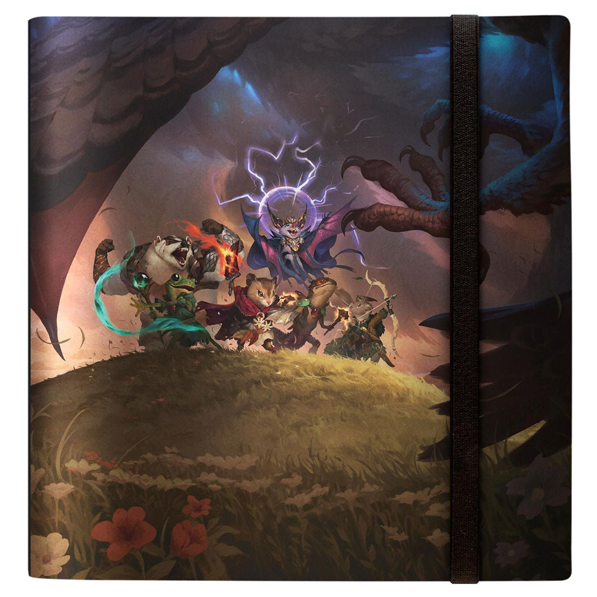bloomburrow card binder Party Faceoff Against Dragonhawk, Fate's Tempest 12-Pocket – Ultra PRO International Bloomburrow Collector Boosters squirrel Size:Set of cards (10) Fraxure Booster Packs | Pokémon