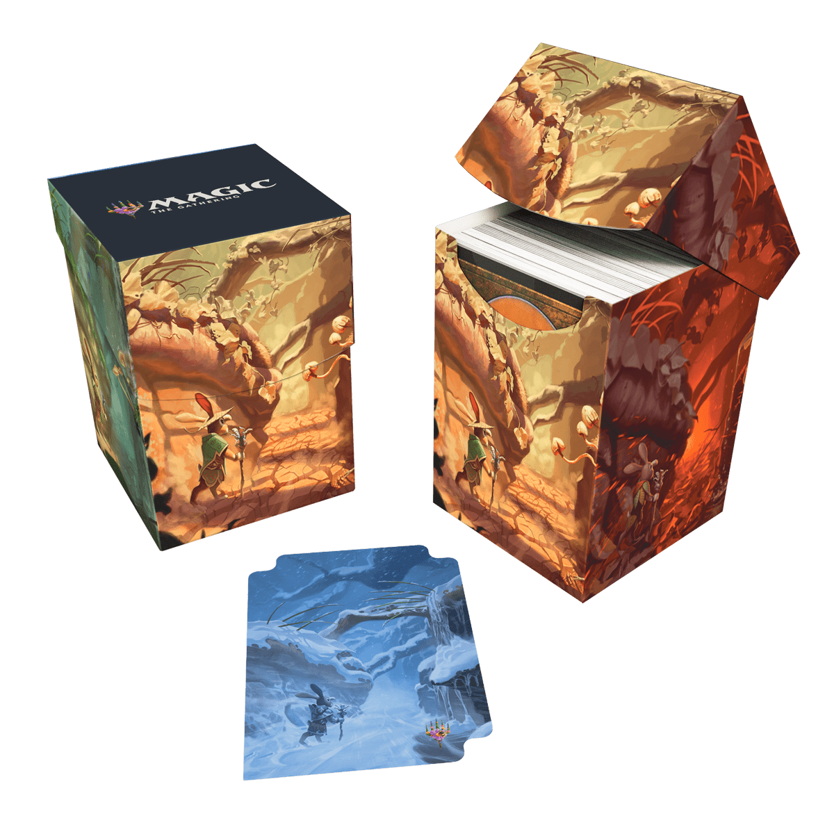 Bloomburrow Season Lands: Forest (Summer) 100+ Deck Box Green for Mag Ultra PRO International Bloomburrow Season Lands: Forest (Summer) 100+ Deck Box Green for Mag Ultra PRO International