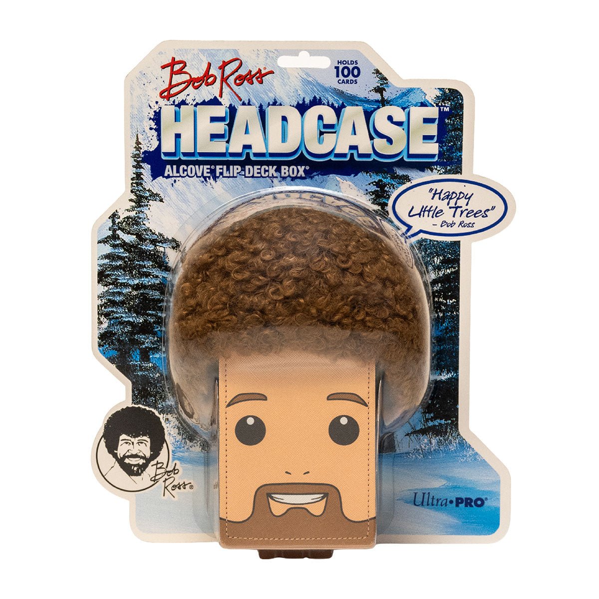 Bob Ross - HEADCASE™ ALCOVE® Flip DECK BOX® Card Container for Tabletop Gaming - 16672 - Ultra PRO- Ultra PRO International