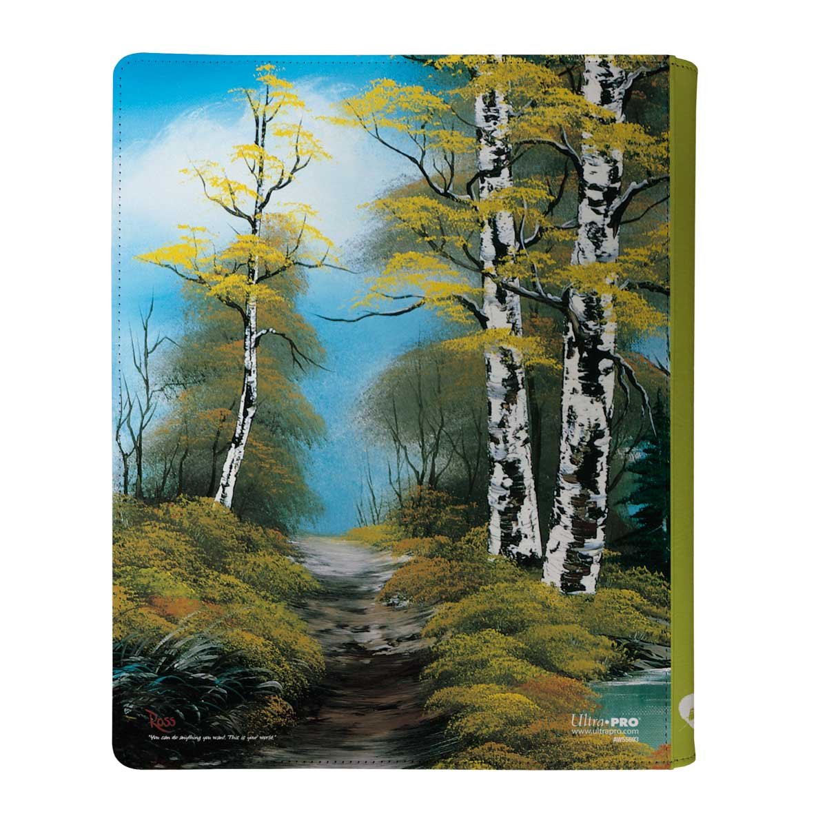 Bob Ross Lakeside Path 9 - Pocket Zippered PRO - Binder - E - 16525 - Ultra PRO - Ultra PRO International