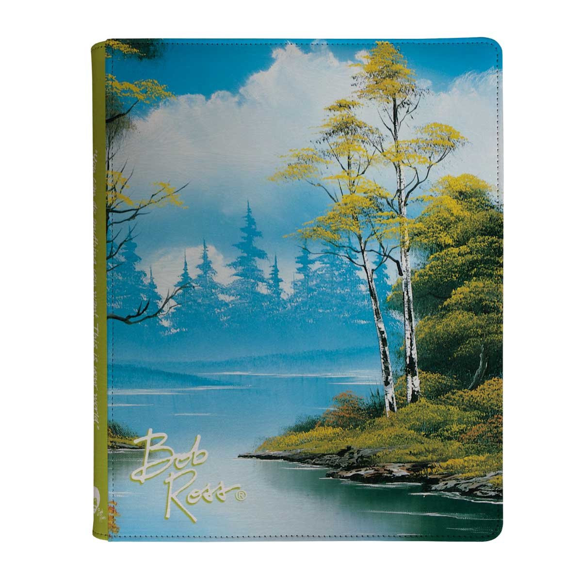 Bob Ross Lakeside Path 9 - Pocket Zippered PRO - Binder - E - 16525 - Ultra PRO - Ultra PRO International