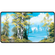Bob Ross Lakeside Path Black Stitched Playmat - E - 16527 - Ultra PRO - Ultra PRO International