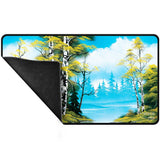 Bob Ross Lakeside Path Black Stitched Playmat - E - 16527 - Ultra PRO - Ultra PRO International