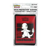 Charmander 65ct Deck Protector® Sleeves for Pokémon - E - 16591 - Ultra PRO - Ultra PRO International
