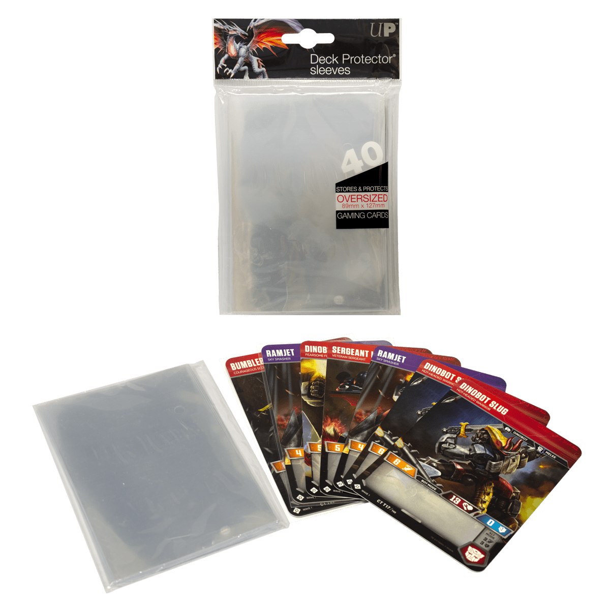 Clear Top Loading Oversized Deck Protector Sleeves (40ct) | Ultra PRO International Clear Top Loading Oversized Deck Protector Sleeves (40ct) | Ultra PRO International