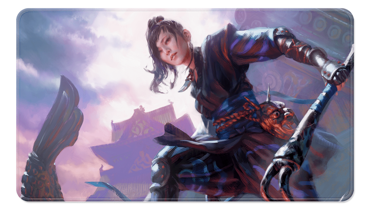 Commander Series #2: Allied - Yuriko Stitched Standard Gaming Playmat for Magic:  The Gathering