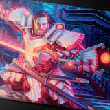 Commander Series 5 - Three Color Wedge - Isshin Stitched Playmat for Magic: The Gathering - E - 38473 - Ultra PRO International - Ultra PRO International