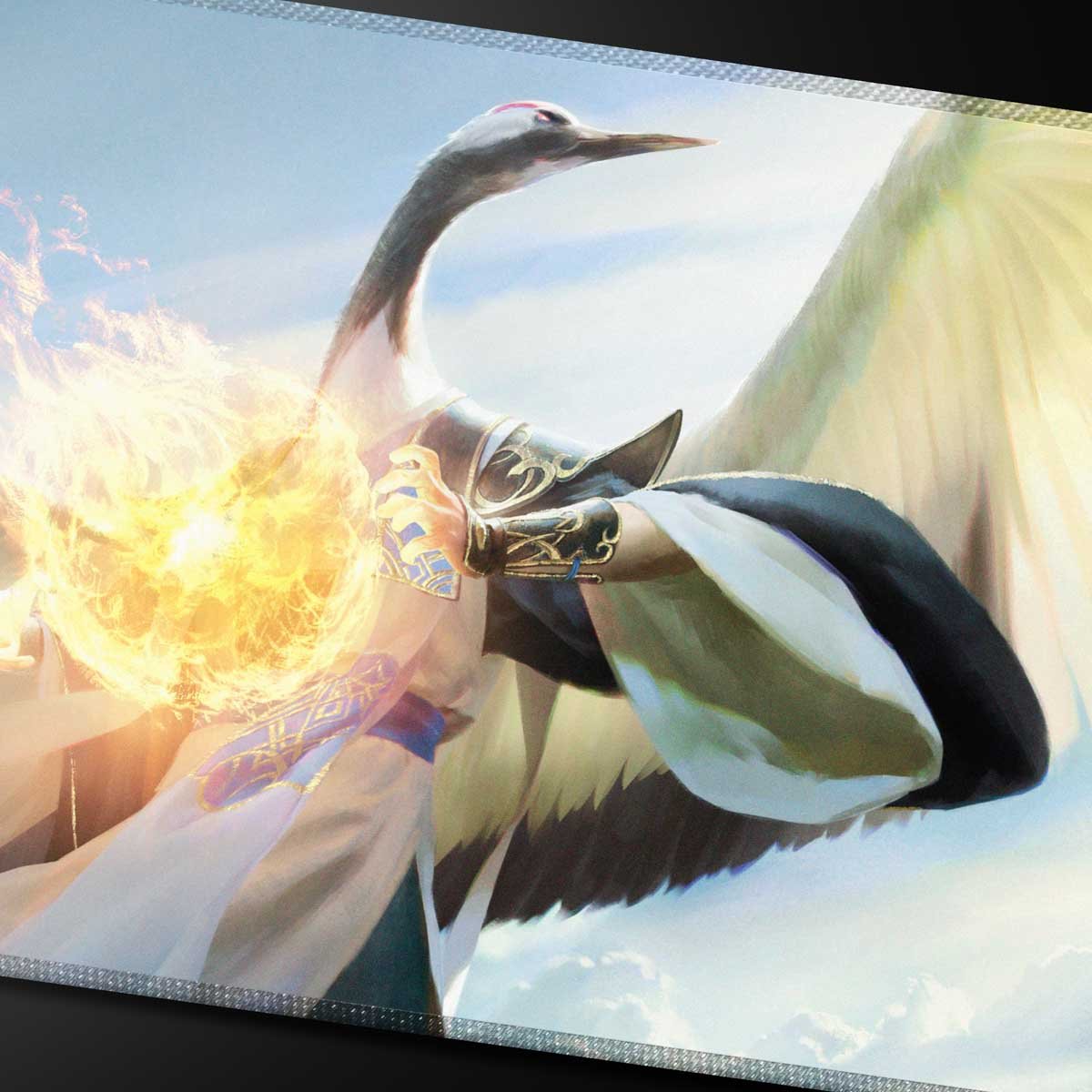 Commander Series 5 - Three Color Wedge - Kykar Stitched Playmat for Magic: The Gathering - E - 38474 - Ultra PRO International - Ultra PRO International