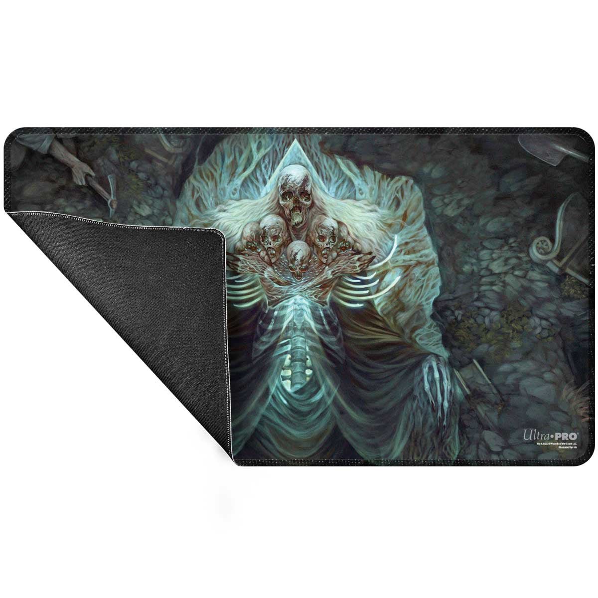 Commander Series 5 - Three Color Wedge - Myrkul Stitched Playmat for Magic: The Gathering - E - 38475 - Ultra PRO International - Ultra PRO International