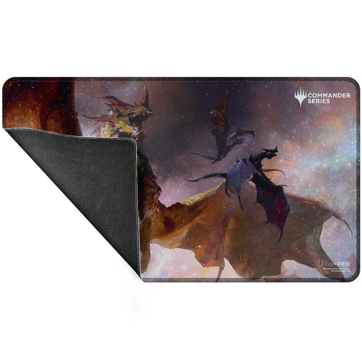 Commander Series 5 - Three Color Wedge - The Ur - Dragon Holofoil Playmat for Magic: The Gathering - E - 38476 - Ultra PRO International - Ultra PRO International