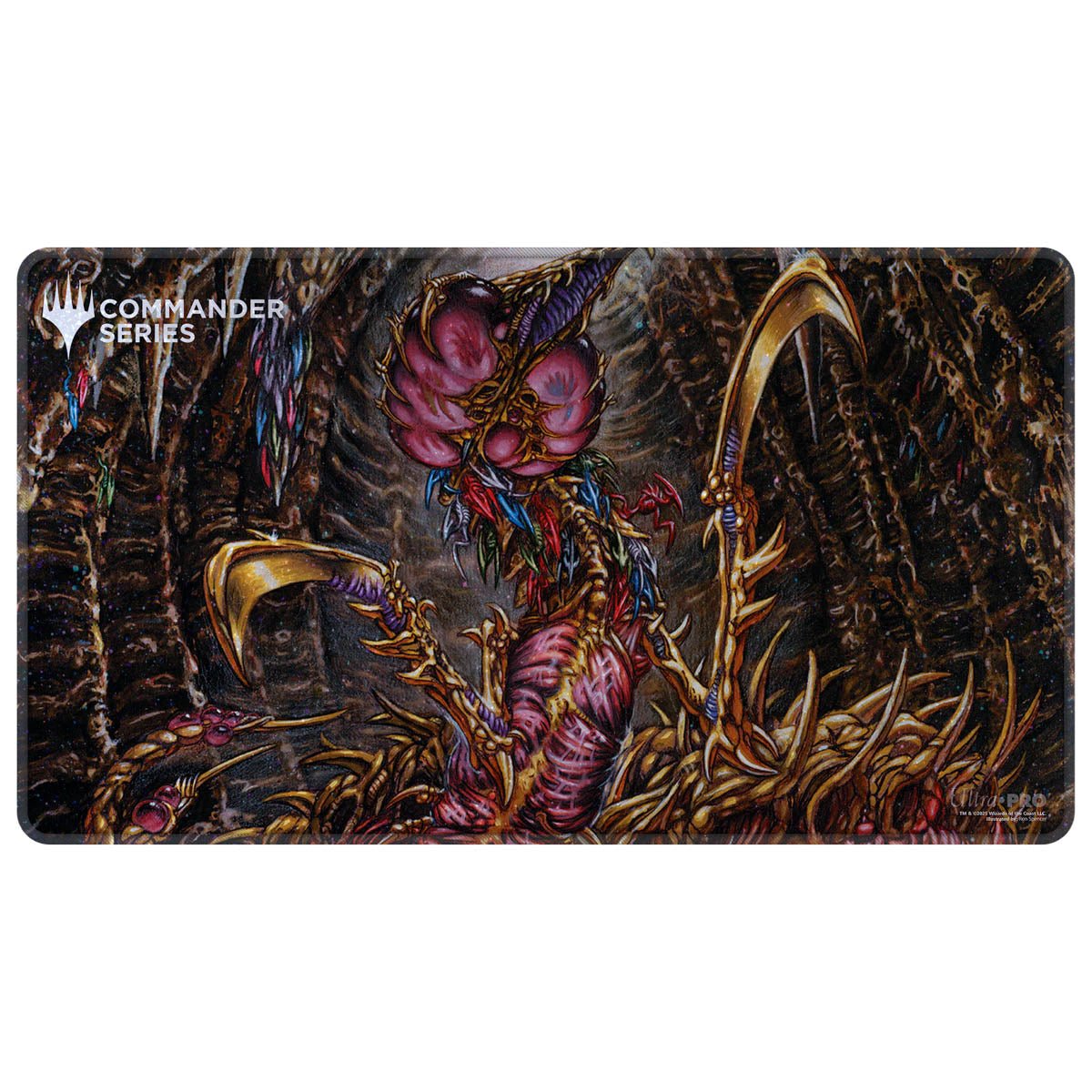 MTG ultra pro スリヴァーの女王 Holofoil プレイマット Commander Series #6 Sliver Queen Holofoil Playmat for Magic: The
