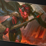 Commander Series 7 Karlach, Fury of Avernus Stitched Playmat for Magic: The Gathering - E - 38782 - Ultra PRO International - Ultra PRO International