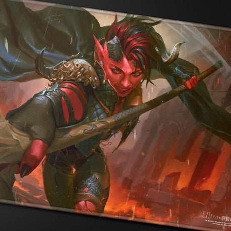 Commander Series 7 Karlach, Fury of Avernus Stitched Playmat for Magic: The Gathering - E - 38782 - Ultra PRO International - Ultra PRO International