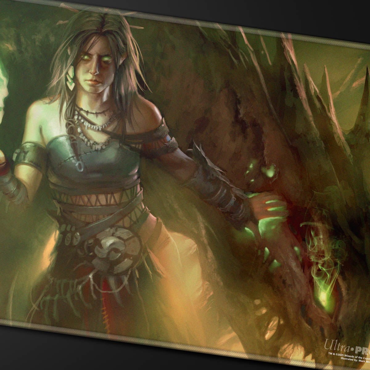 Commander Series 7 Meren of Clan Nel Toth Stitched Playmat for Magic: The Gathering - E - 38785 - Ultra PRO International - Ultra PRO International