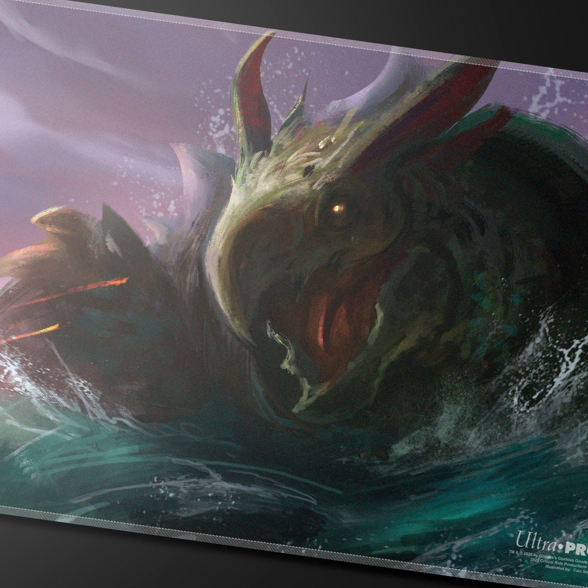 Critical Role Baddies - Dieter (The Dragon Turtle) Stitched Playmat for Tabletop Gaming - E-LE17676 - Ultra PRO - Ultra PRO International