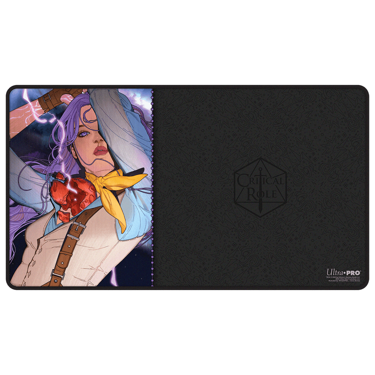Critical Role: Bells Hells - Portrait Series Imogen Temult Black-Stitched Playmat for Tabletop Gaming - 32034 - Ultra PRO- Ultra PRO International