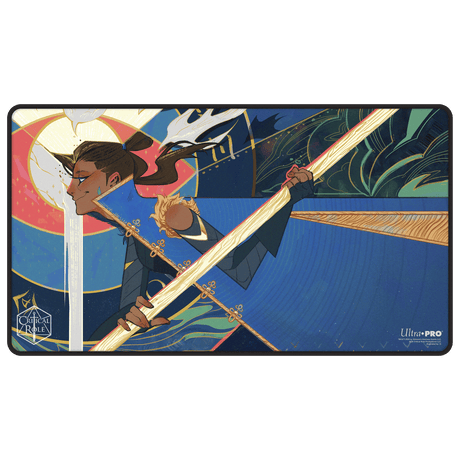 Critical Role Radiants: The Mighty Nein Beauregard Lionett Black - Stitched Playmat for Tabletop Gaming - E-LE17744 - Ultra PRO International - Ultra PRO International