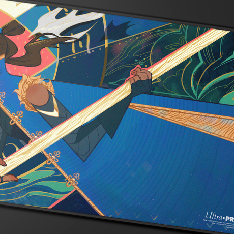 Critical Role Radiants: The Mighty Nein Beauregard Lionett Black - Stitched Playmat for Tabletop Gaming - E-LE17744 - Ultra PRO International - Ultra PRO International