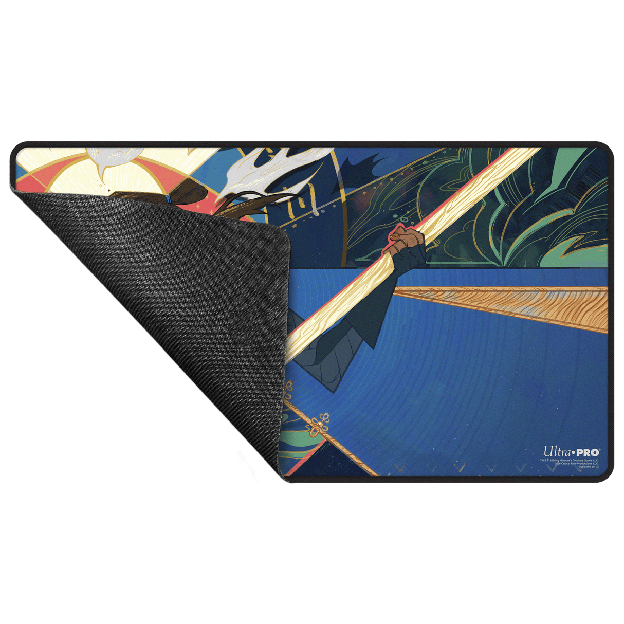 Critical Role Radiants: The Mighty Nein Beauregard Lionett Black - Stitched Playmat for Tabletop Gaming - E-LE17744 - Ultra PRO International - Ultra PRO International