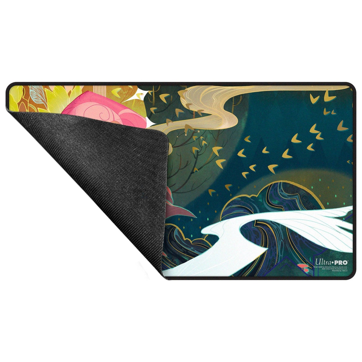 Critical Role Radiants: The Mighty Nein Caduceus Clay Black - Stitched Playmat for Tabletop Gaming - E-LE17745 - Ultra PRO International - Ultra PRO International