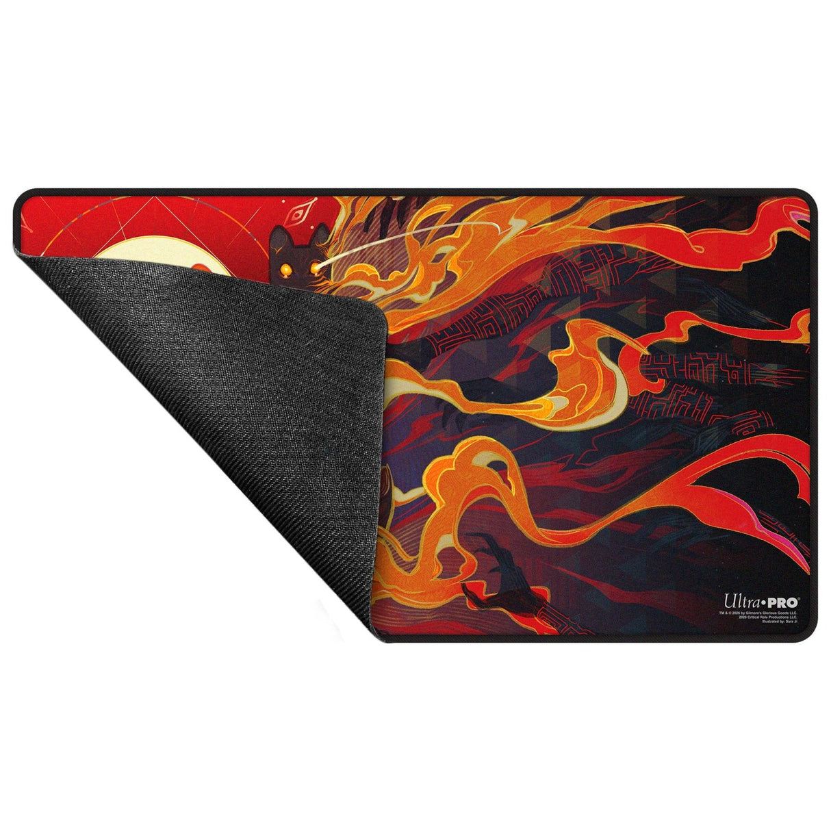 Critical Role Radiants: The Mighty Nein Caleb Widogast Black - Stitched Playmat for Tabletop Gaming - E-LE17746 - Ultra PRO International - Ultra PRO International