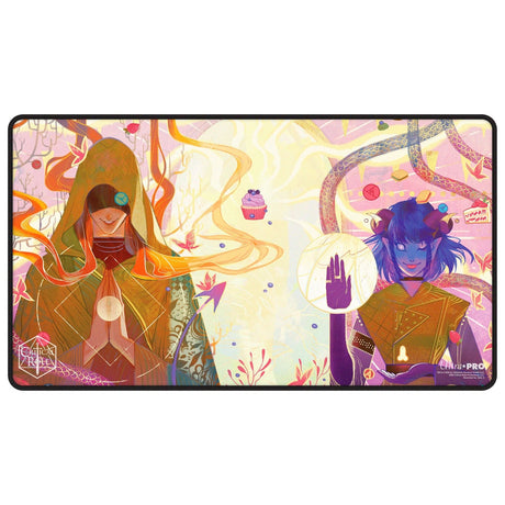 Critical Role Radiants: The Mighty Nein Jester Lavorre Black - Stitched Playmat for Tabletop Gaming - E-LE17748 - Ultra PRO International - Ultra PRO International