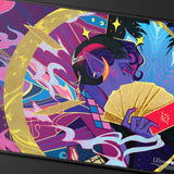 Critical Role Radiants: The Mighty Nein Mollymauk Tealeaf Black - Stitched Playmat for Tabletop Gaming - E-LE17749 - Ultra PRO International - Ultra PRO International