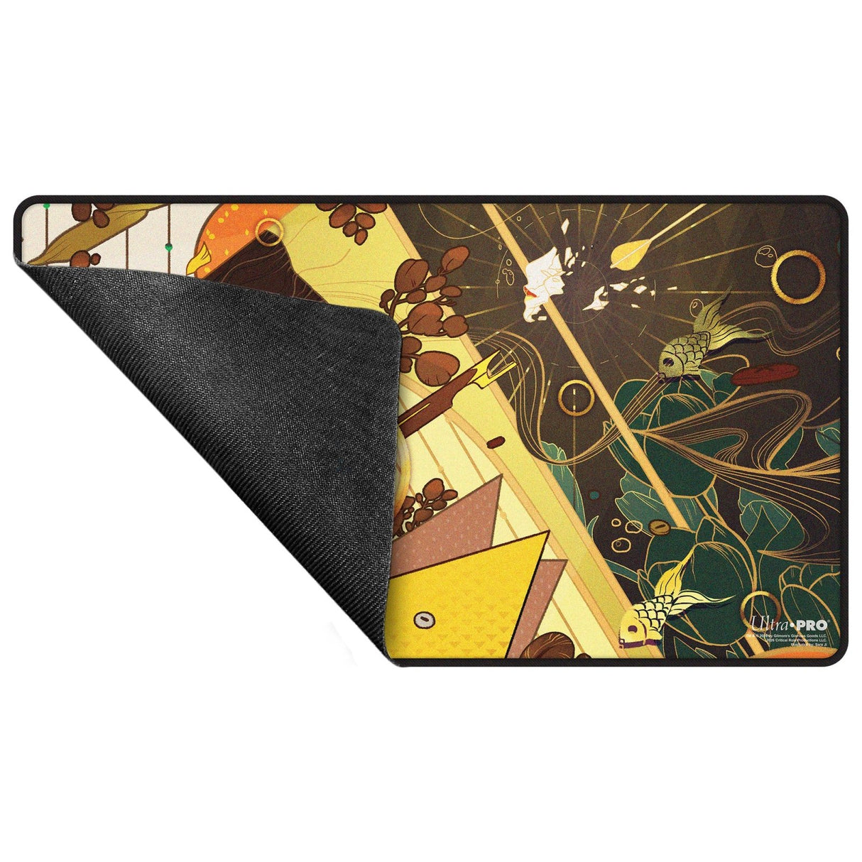 Critical Role Radiants: The Mighty Nein Veth Brenatto Black - Stitched Playmat for Tabletop Gaming - E-LE17750 - Ultra PRO International - Ultra PRO International