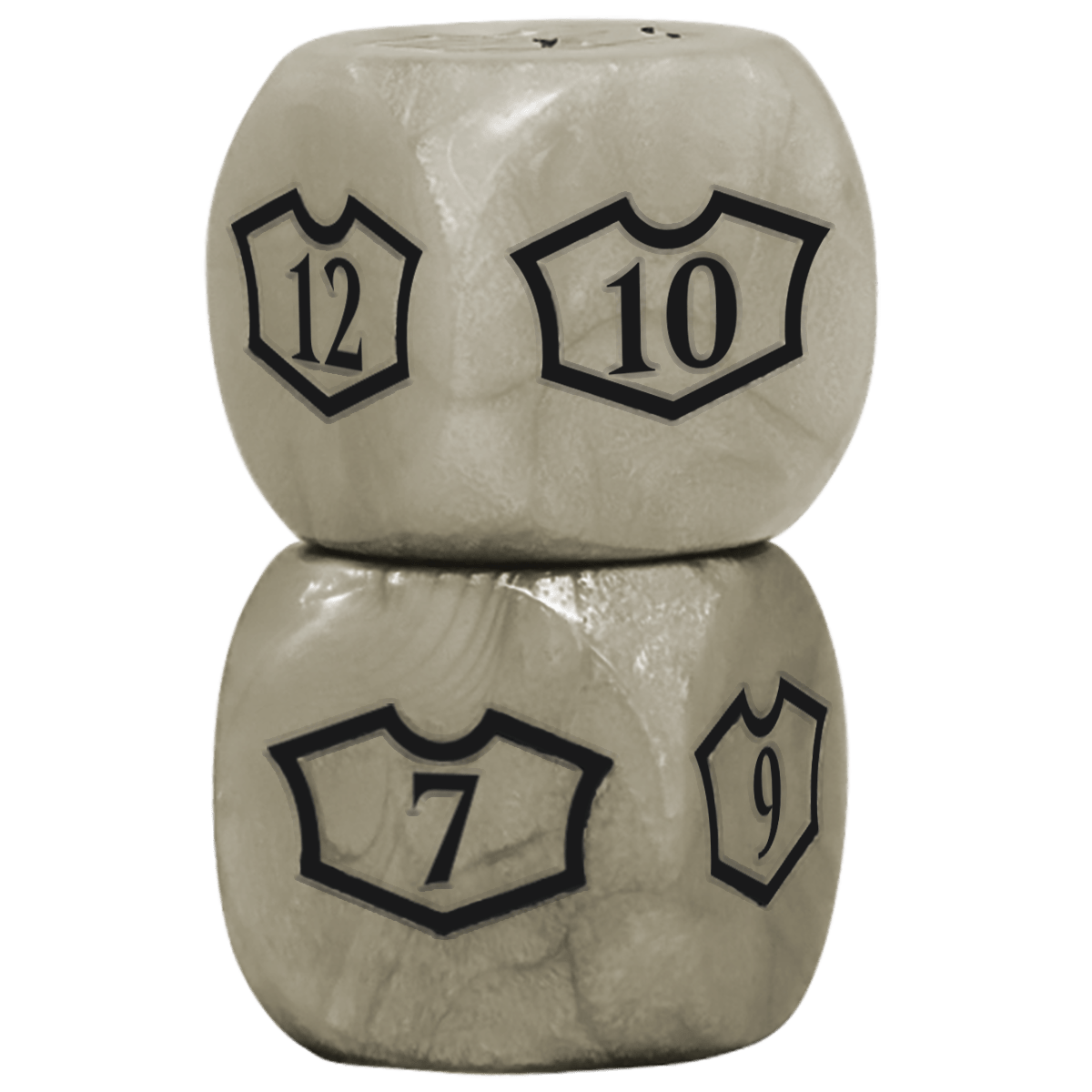 Deluxe D6 Loyalty Dice Set (4ct) with 7-12 for Magic: The