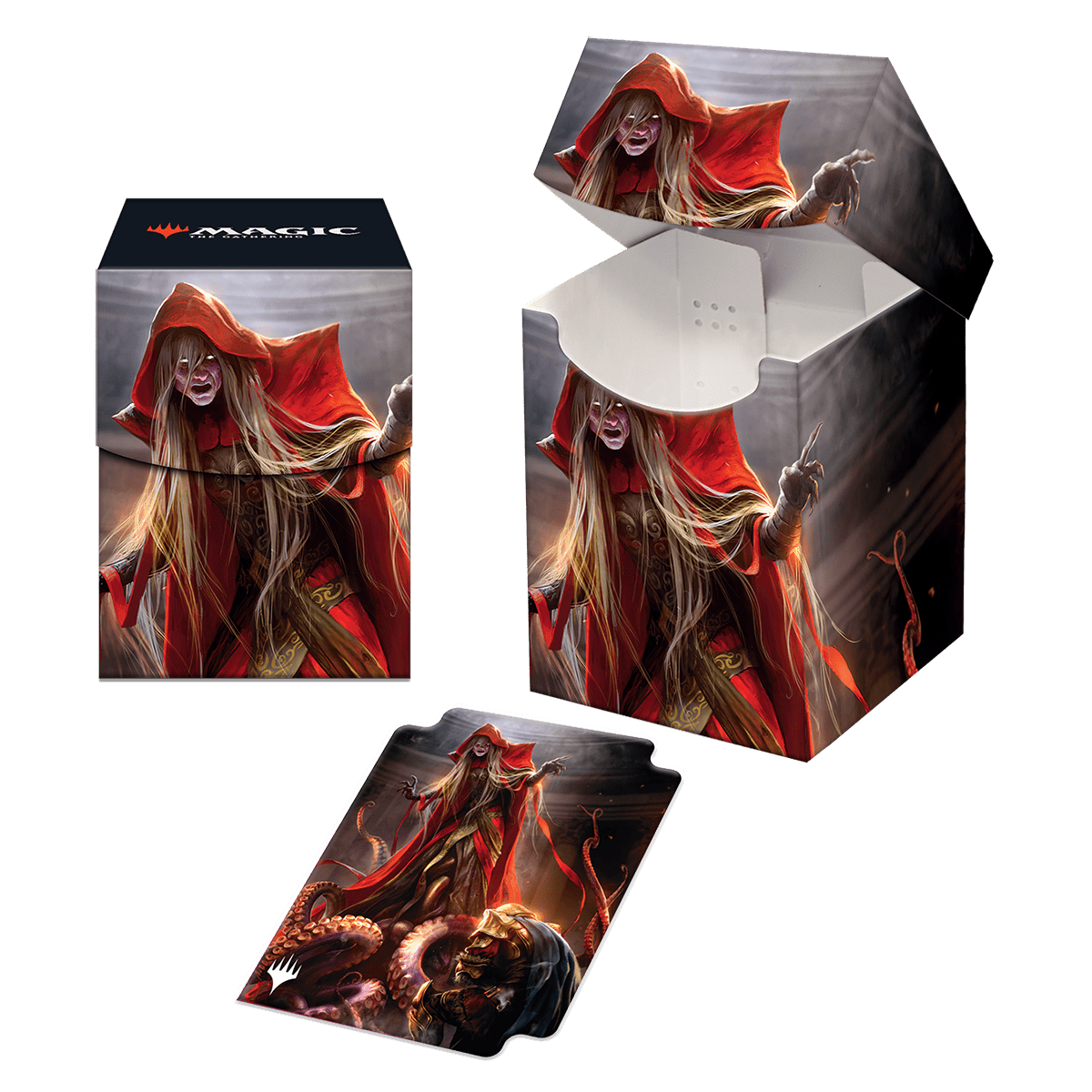 Dominaria United Dihada, Binder of Wills 100+ Deck Box for Magic: The Gathering | Ultra PRO International Dominaria United Dihada, Binder of Wills 100+ Deck Box for Magic: The Gathering | Ultra PRO International