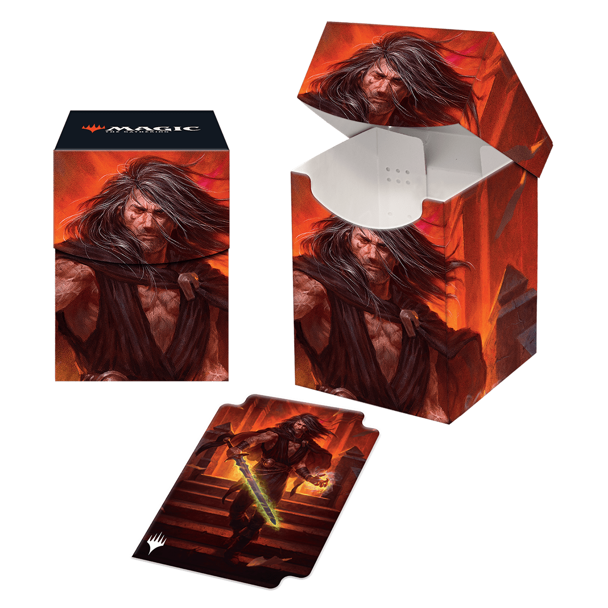mtg jared carthalion commander deck Dominaria United Jared Carthalion 100+ Deck Box for Magic: The Gathering