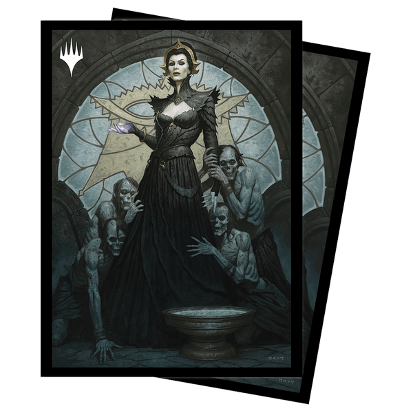 Dominaria United Liliana of the Veil Standard Deck Protector Sleeves (100ct) for Magic: The Gathering