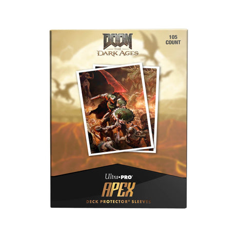 DOOM: THE DARK AGES - ONSLAUGHT - APEX Deck Protector Sleeves - E-16614 - Ultra PRO - Ultra PRO International