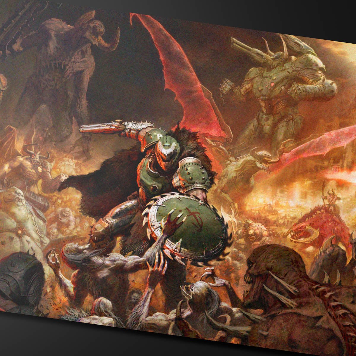DOOM: THE DARK AGES - ONSLAUGHT - Extended Playmat - E-16618 - Ultra PRO - Ultra PRO International
