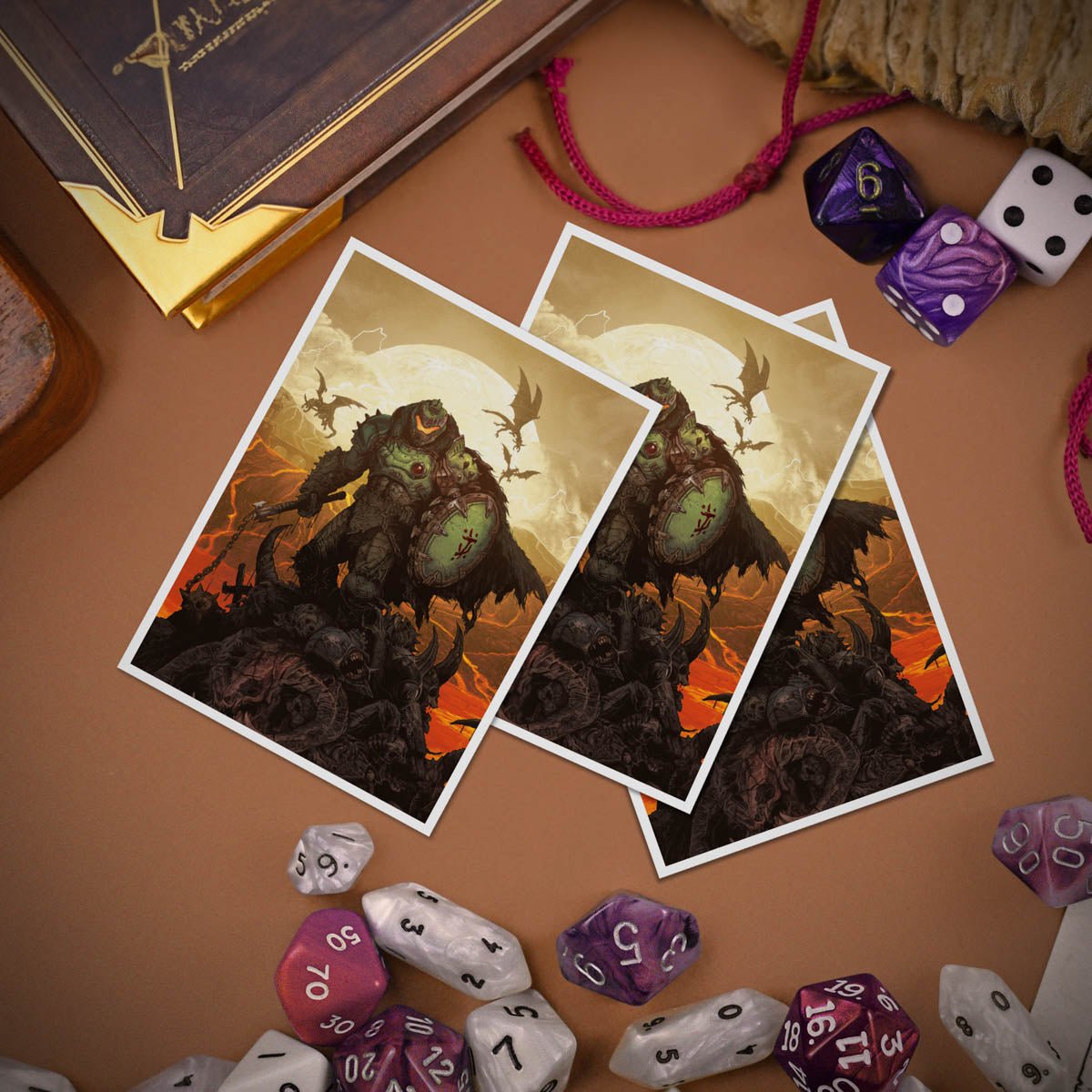 DOOM: THE DARK AGES - WRATH - APEX Deck Protector Sleeves - E-16615 - Ultra PRO - Ultra PRO International