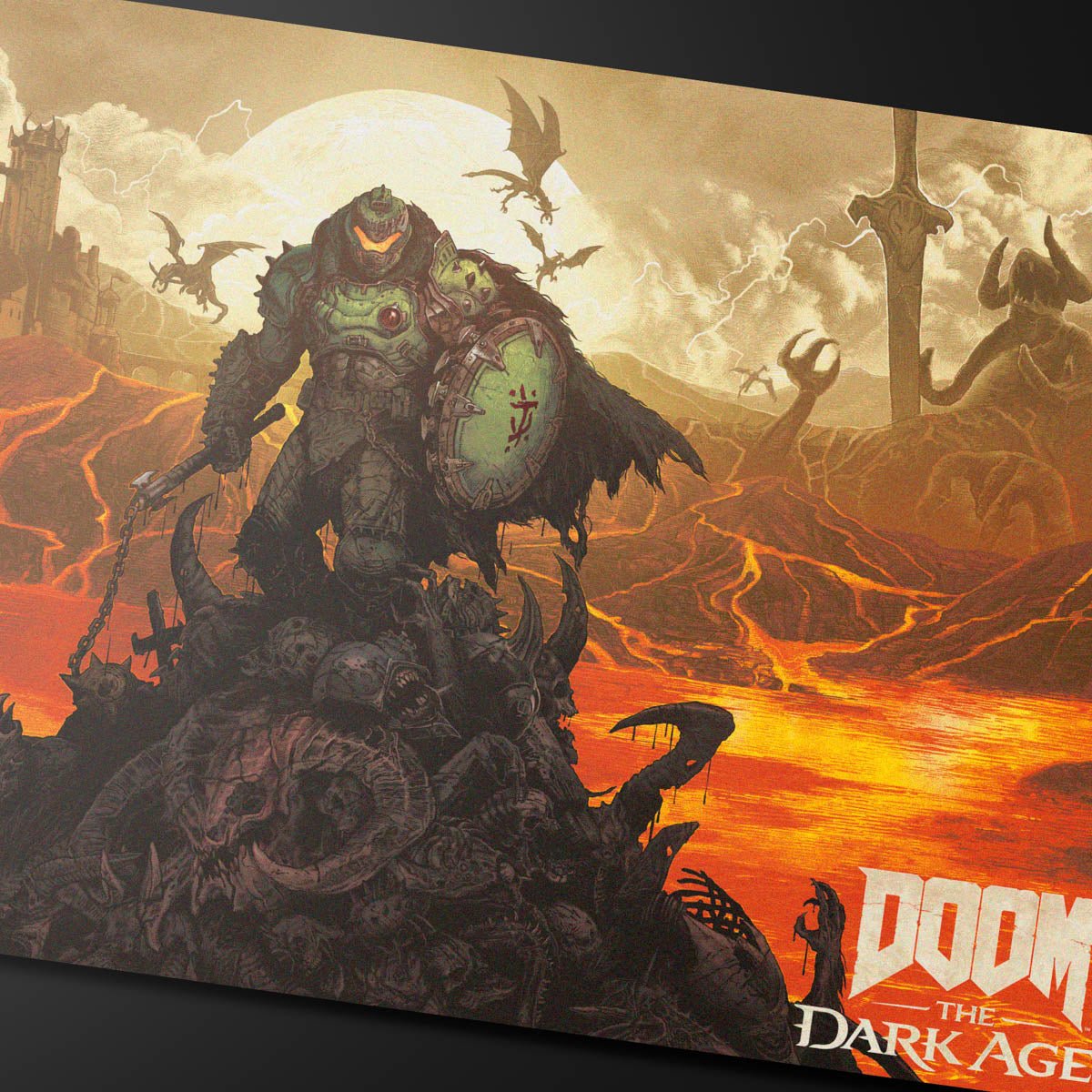 DOOM: THE DARK AGES - WRATH - Playmat - E-16617 - Ultra PRO - Ultra PRO International