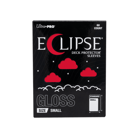 ECLIPSE® Gloss Small DECK PROTECTOR® Sleeves: Apple Red - 60ct - E-16714 - Ultra PRO- Ultra PRO International