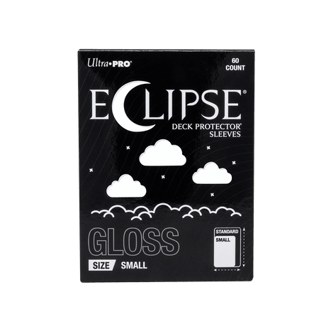 ECLIPSE® Gloss Small DECK PROTECTOR® Sleeves: Arctic White - 60ct - E-16711 - Ultra PRO- Ultra PRO International
