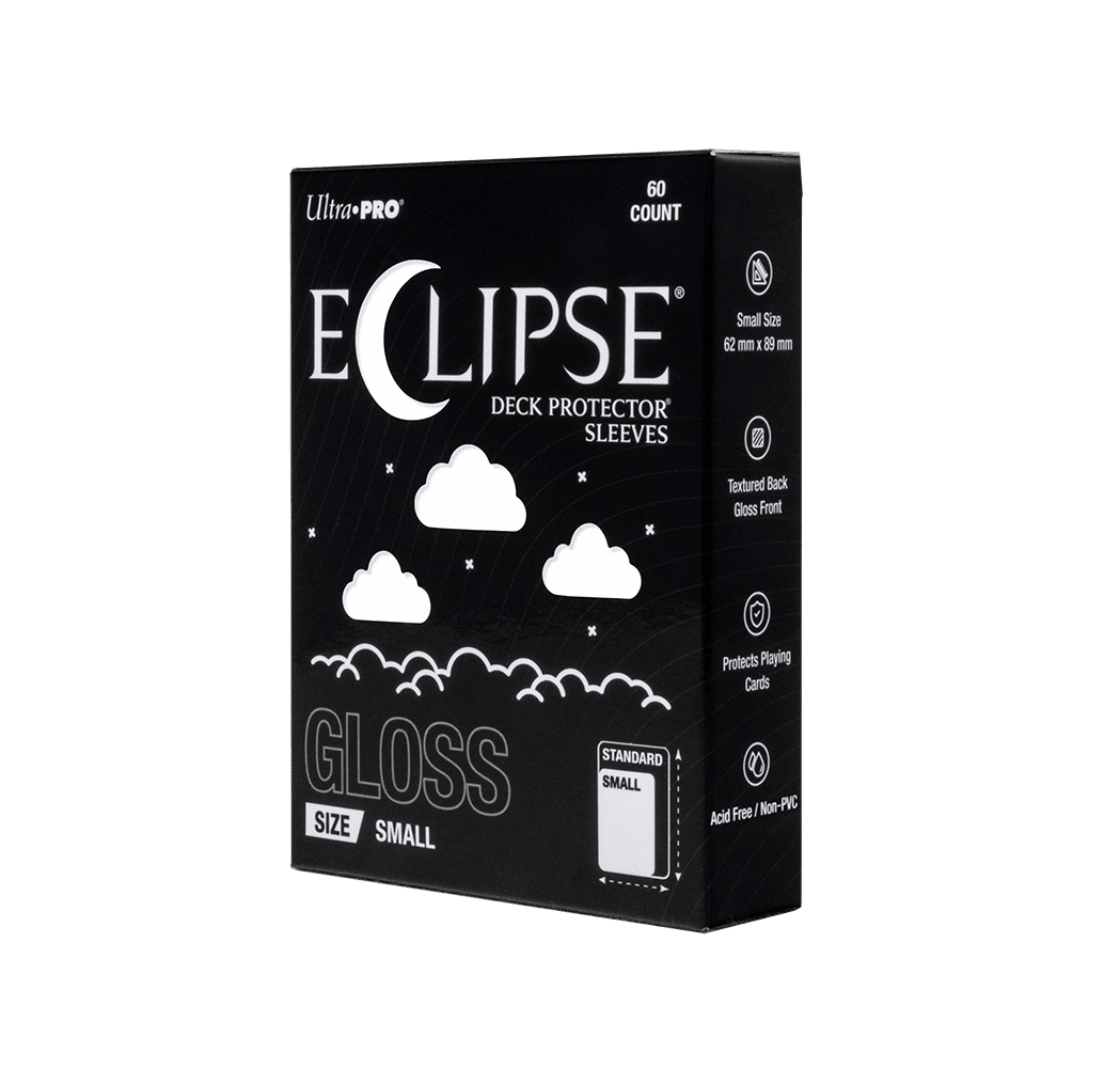 ECLIPSE® Gloss Small DECK PROTECTOR® Sleeves: Arctic White - 60ct - E-16711 - Ultra PRO- Ultra PRO International