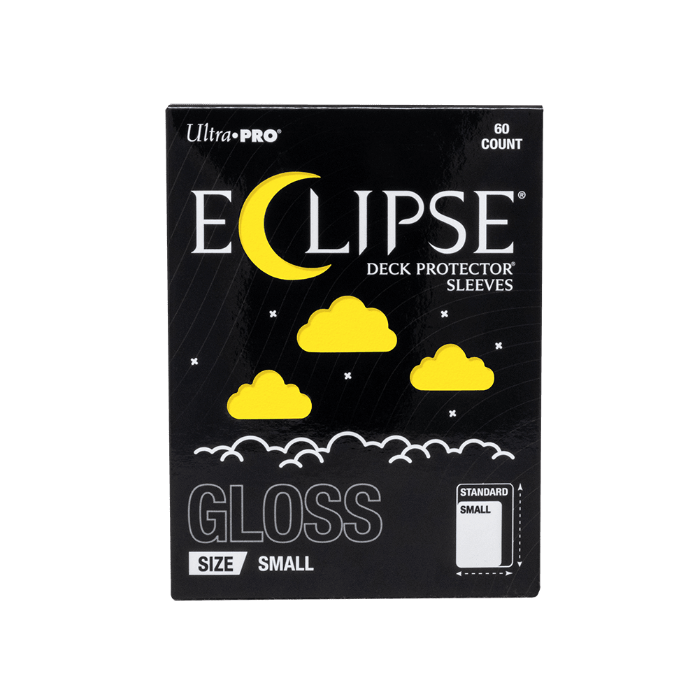 ECLIPSE® Gloss Small DECK PROTECTOR® Sleeves: Lemon Yellow - 60ct - E-16717 - Ultra PRO- Ultra PRO International