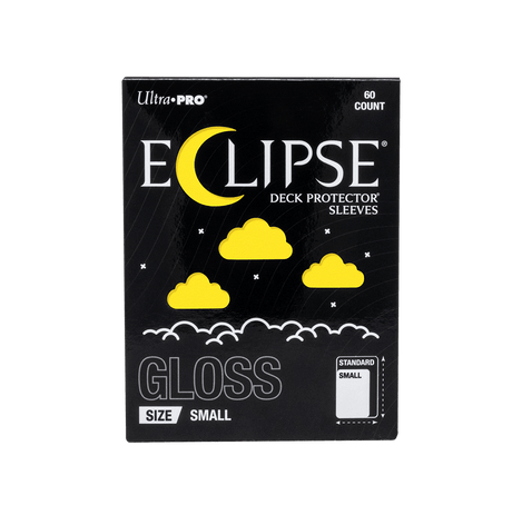 ECLIPSE® Gloss Small DECK PROTECTOR® Sleeves: Lemon Yellow - 60ct - E-16717 - Ultra PRO- Ultra PRO International