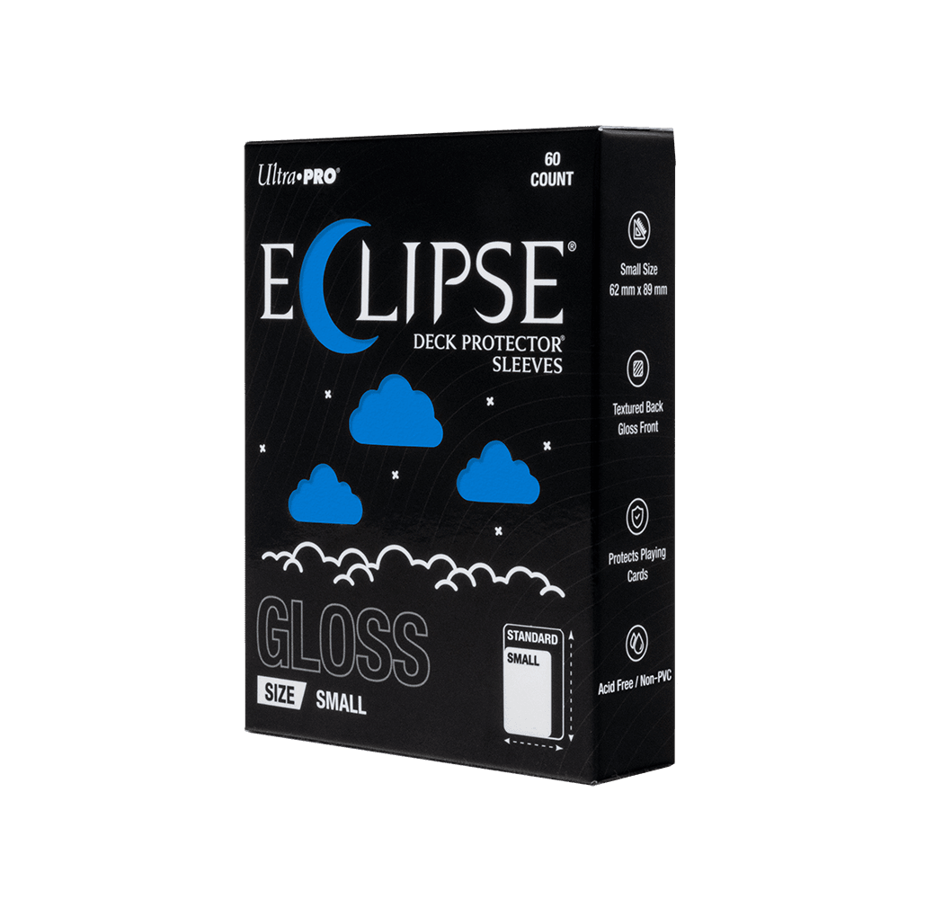 ECLIPSE® Gloss Small DECK PROTECTOR® Sleeves: Pacific Blue - 60ct - E-16712 - Ultra PRO- Ultra PRO International
