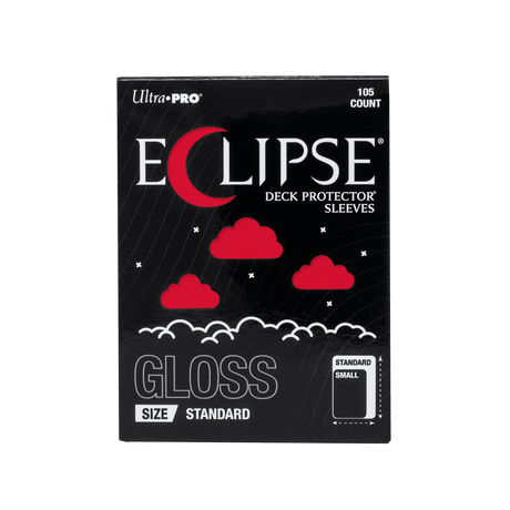 ECLIPSE® Gloss Standard DECK PROTECTOR® Sleeves: Apple Red - 105ct - E-16704 - Ultra PRO- Ultra PRO International