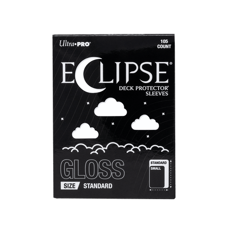 ECLIPSE® Gloss Standard DECK PROTECTOR® Sleeves: Arctic White - 105ct - E-16701 - Ultra PRO- Ultra PRO International