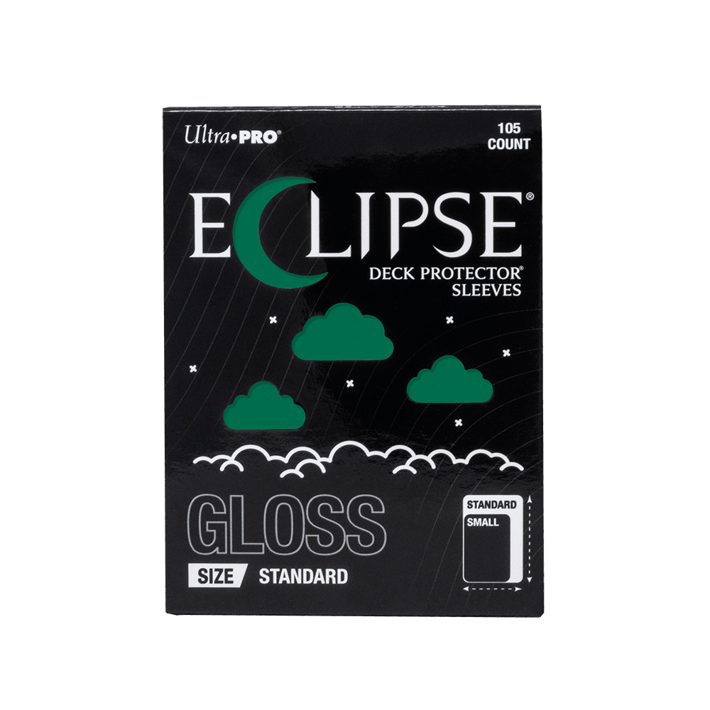 ECLIPSE® Gloss Standard DECK PROTECTOR® Sleeves: Forest Green - 105ct - E-16705 - Ultra PRO- Ultra PRO International