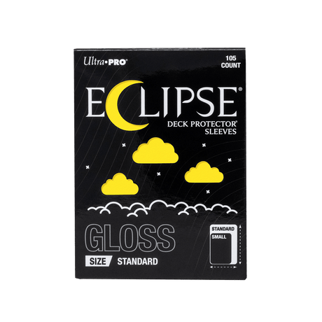 ECLIPSE® Gloss Standard DECK PROTECTOR® Sleeves: Lemon Yellow - 105ct - E-16707 - Ultra PRO- Ultra PRO International