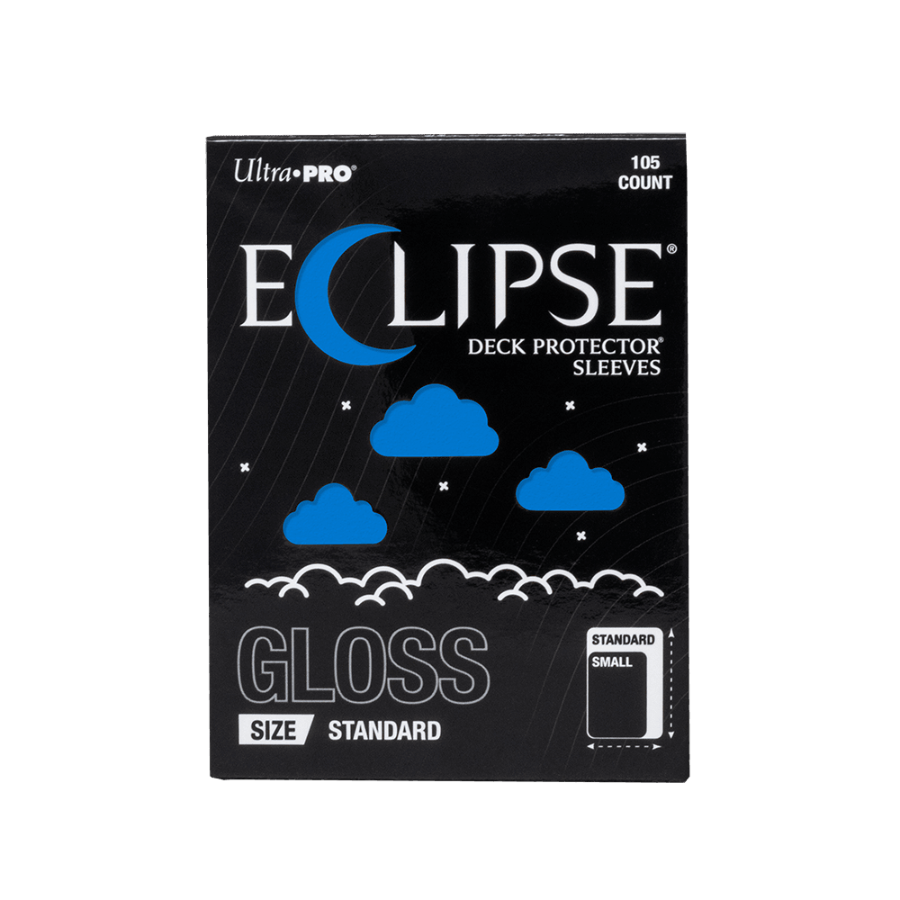 ECLIPSE® Gloss Standard DECK PROTECTOR® Sleeves: Pacific Blue - 105ct - E-16702 - Ultra PRO- Ultra PRO International
