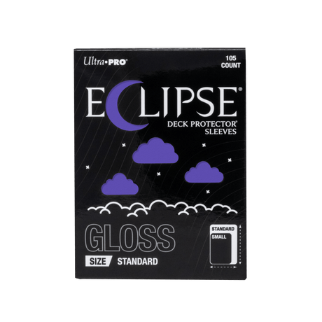 ECLIPSE® Gloss Standard DECK PROTECTOR® Sleeves: Royal Purple - 105ct - E-16706 - Ultra PRO- Ultra PRO International